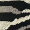 Gray-Multi Famous Designer Acrylic Blend Zebra Boucle Knit Fabric By the Yard